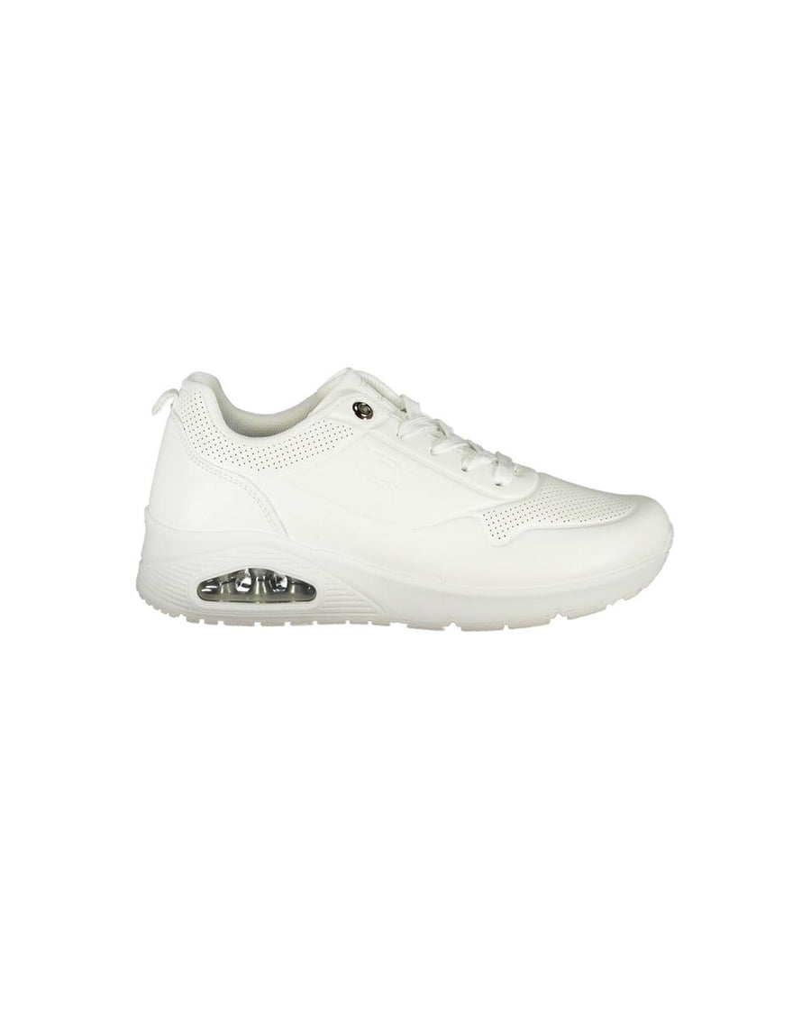 Laura Biagiotti Women's White Polyester  Sneaker - 38 EU