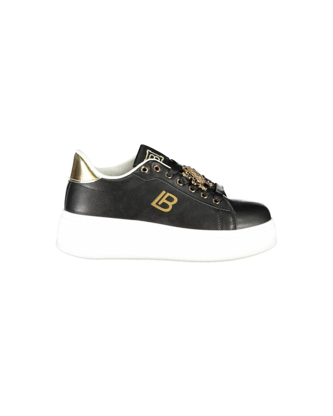 Laura Biagiotti Women's Black Synthetic  Sneaker - 38 EU