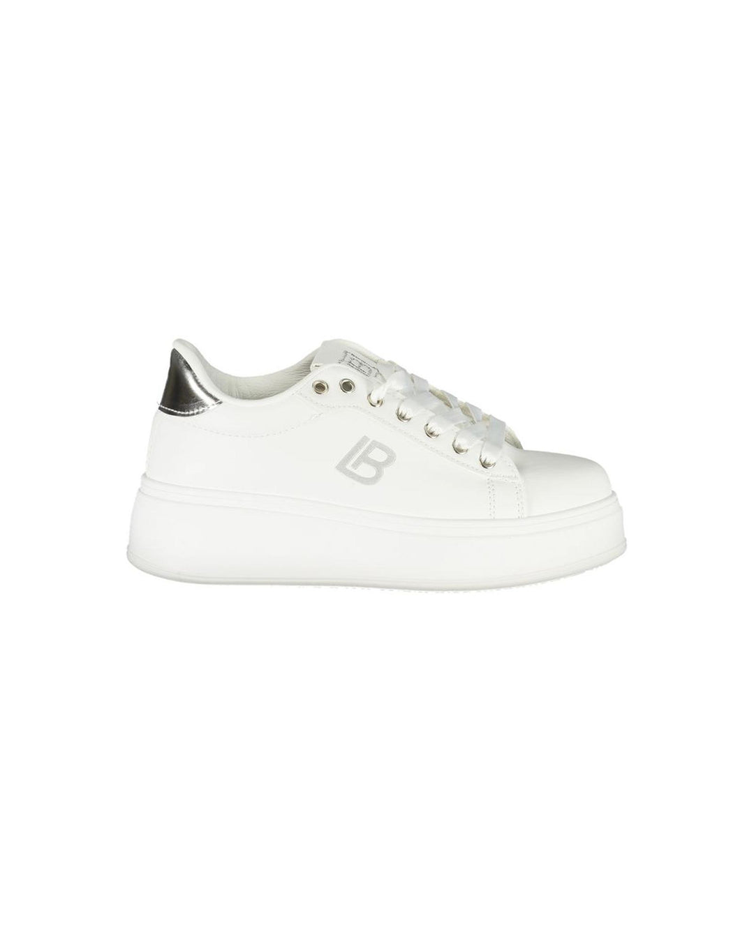 Laura Biagiotti Women's White Synthetic  Sneaker - 38 EU