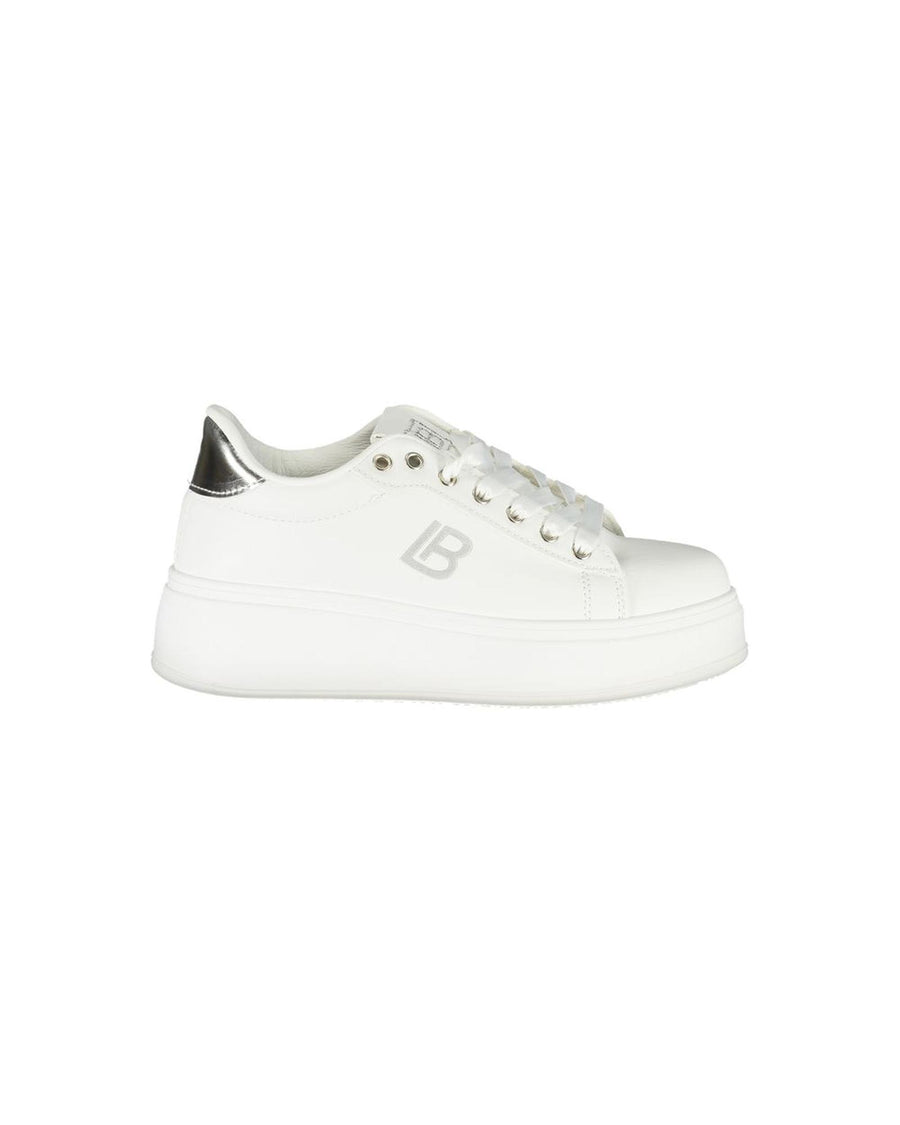 Laura Biagiotti Women's White Synthetic  Sneaker - 38 EU