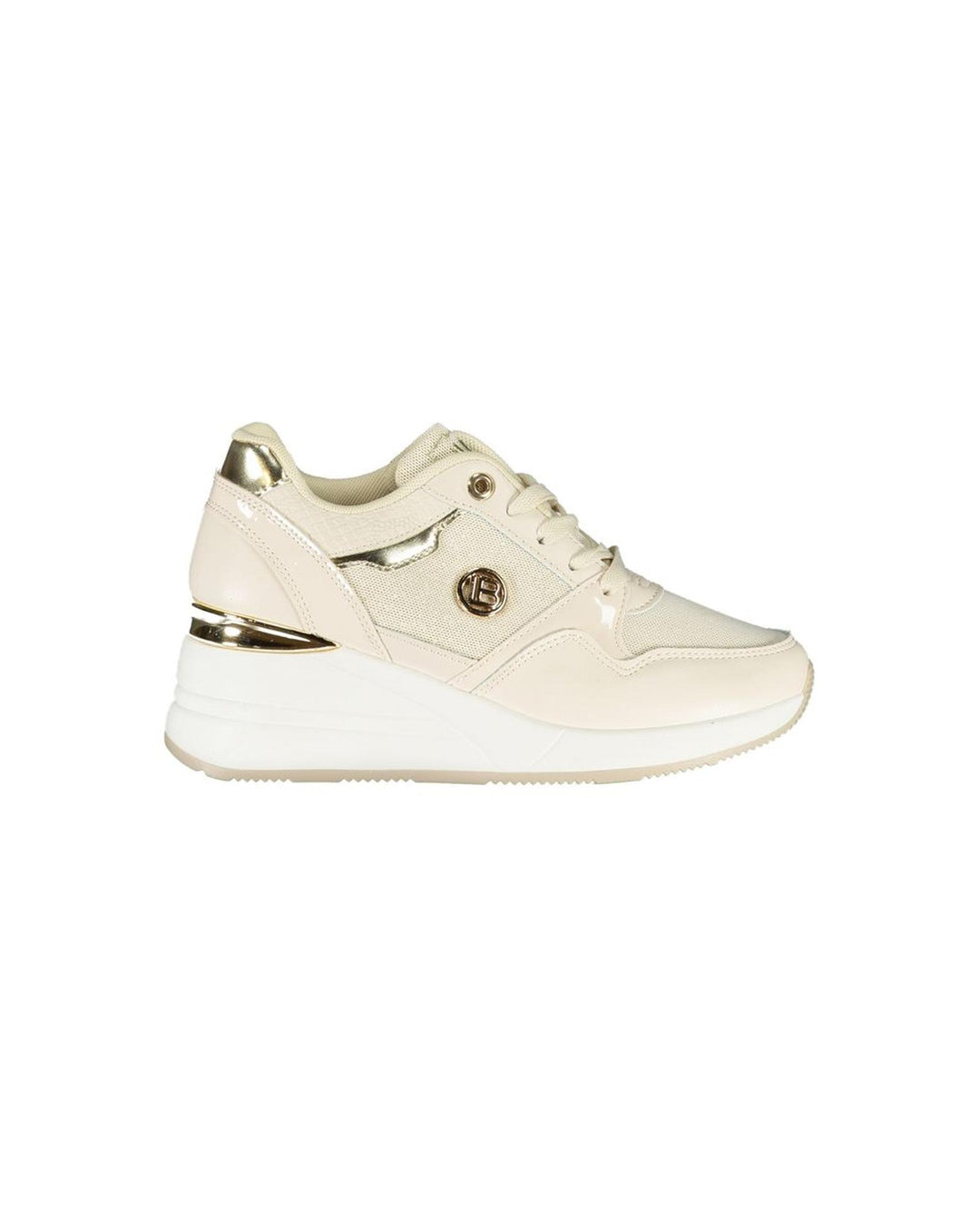 Laura Biagiotti Women's Beige Synthetic  Sneaker - 39 EU