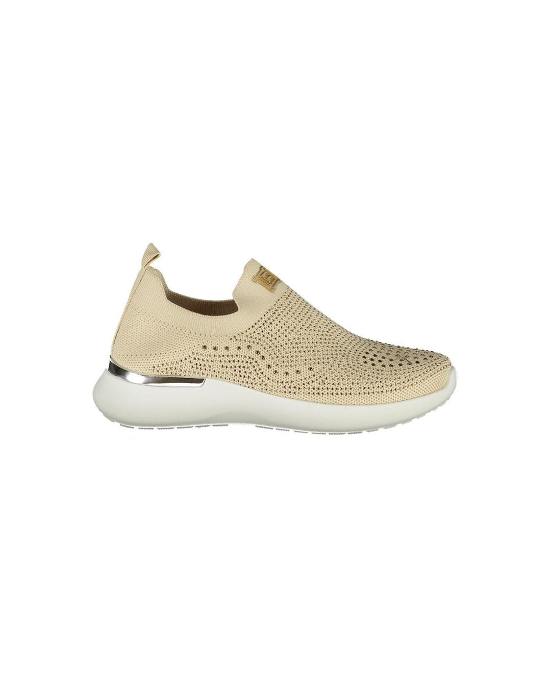 Laura Biagiotti Women's Beige Polyester  Sneaker - 39 EU