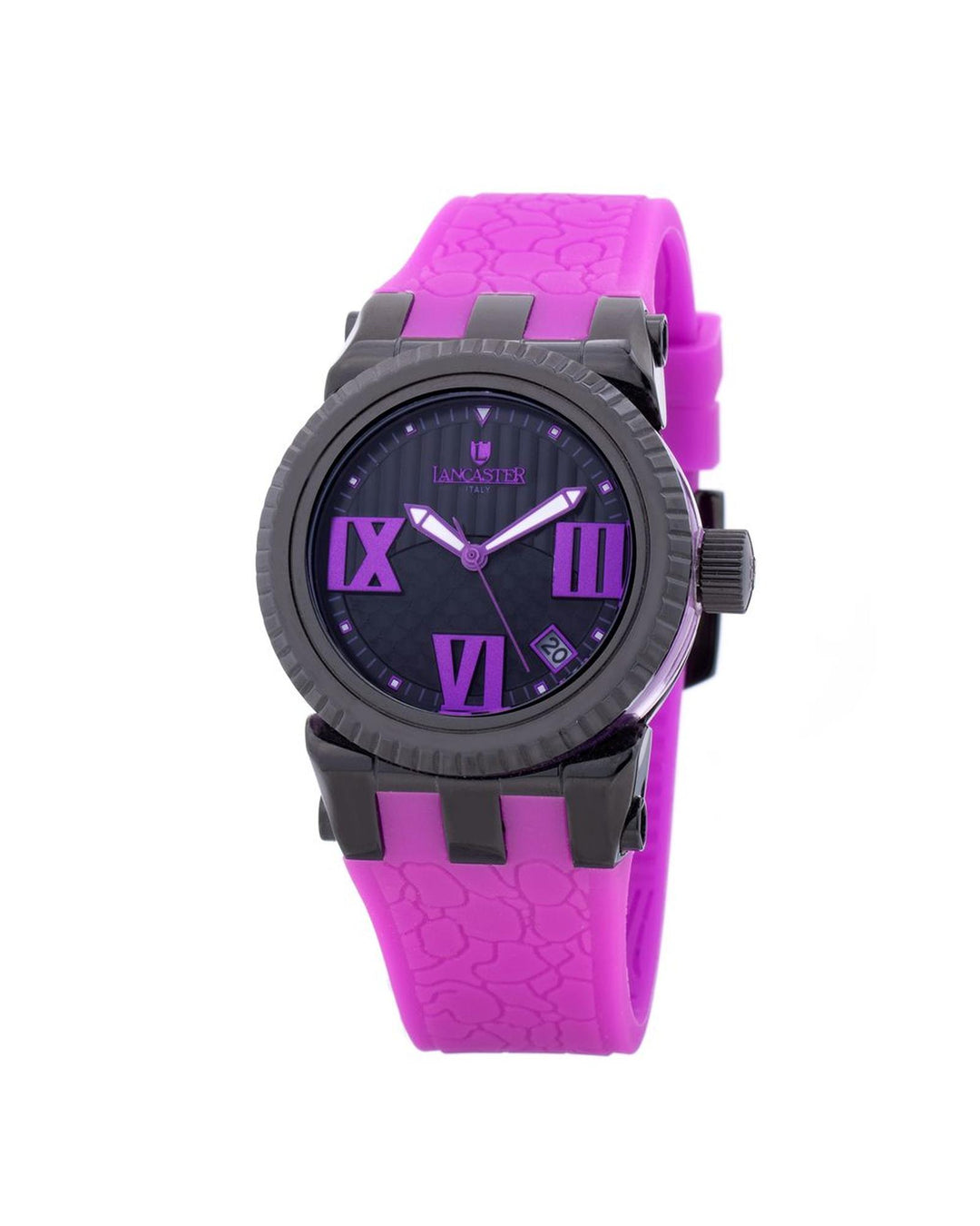 Lancaster Women's Purple Silicone Watch - One Size
