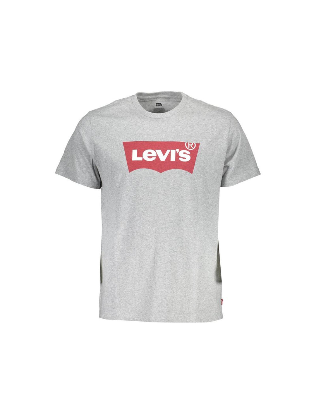 Levi's Men's Sleek Gray Crew Neck Logo Tee - S