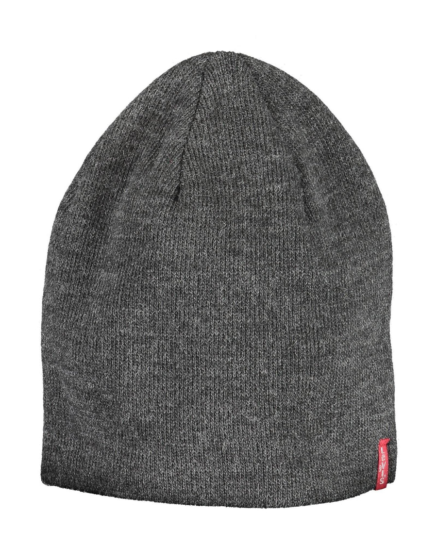 Levi's Men's Chic Gray Logo Applique Cap - One Size