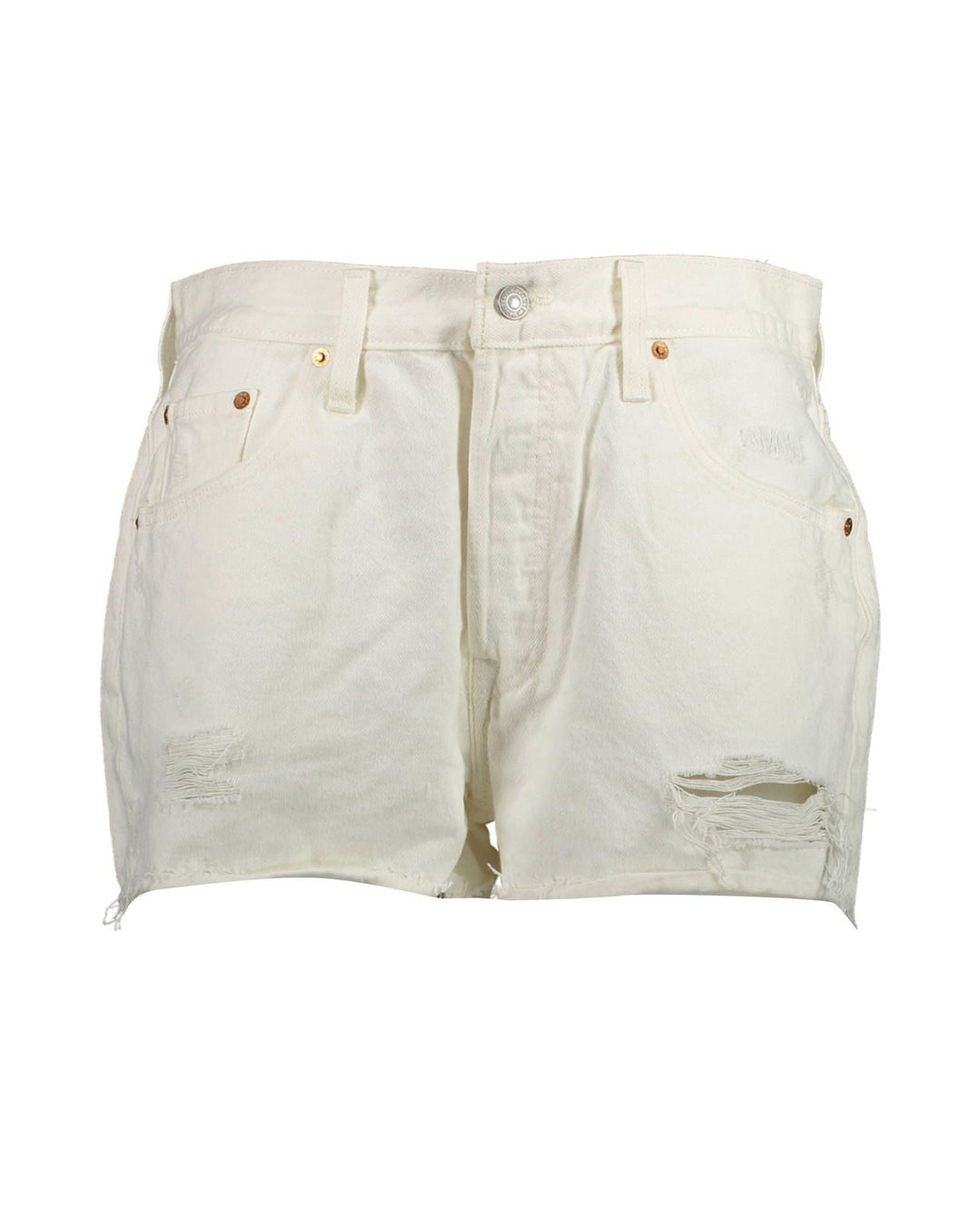 Levi's Women's White Cotton Jeans & Pant - W26 US