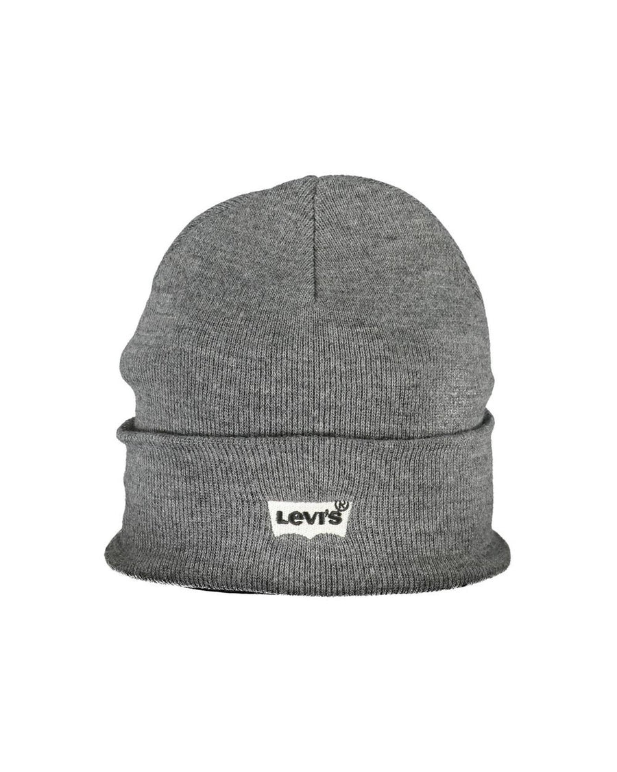 Levi's Men's Gray Acrylic Hats & Cap - One Size
