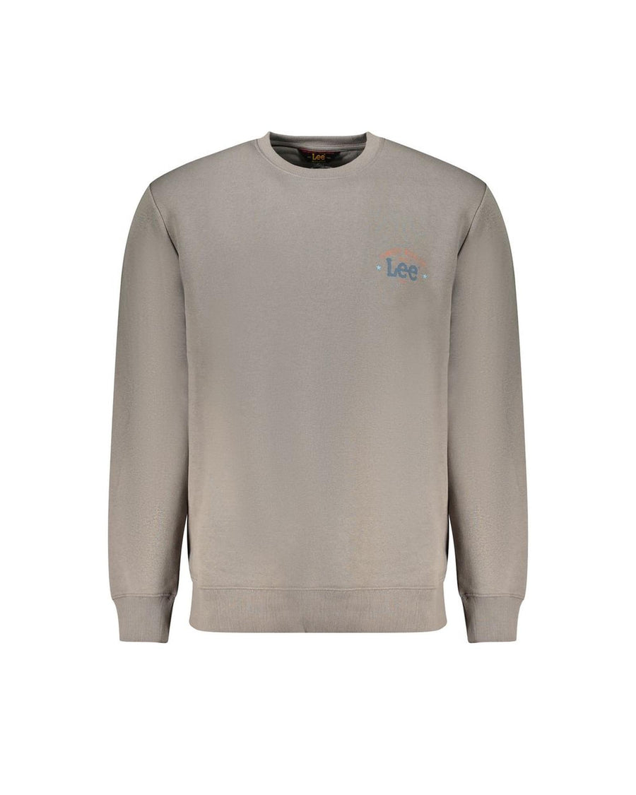 Lee Men's Gray Cotton  Sweater - L