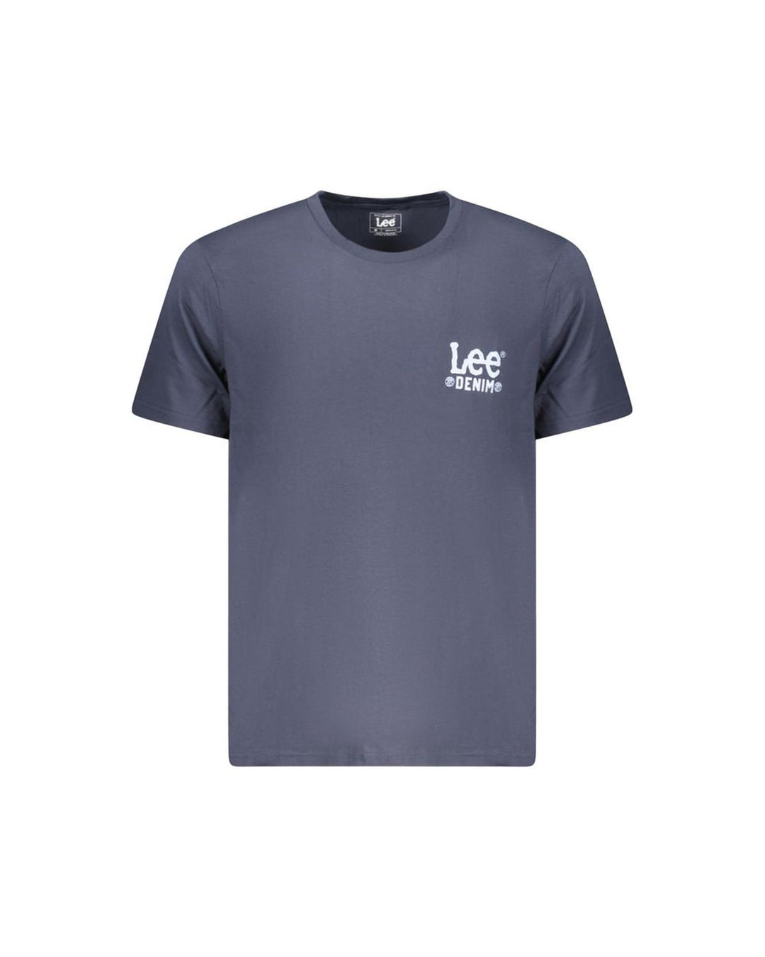Lee Men's Blue Cotton  T-Shirt - 2XL