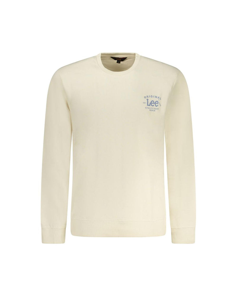 Lee Men's Beige Cotton  Sweater - 2XL