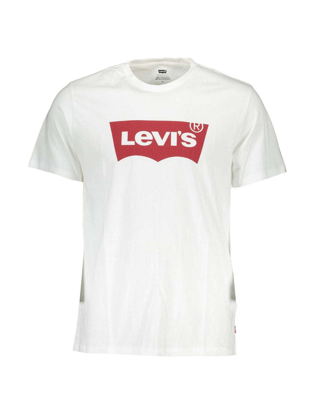 Levi's Men's Crisp White Crew Neck Logo Tee - 2XL