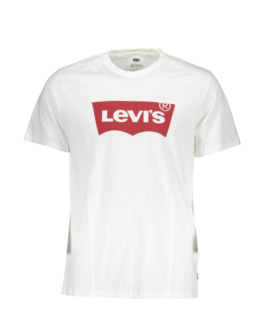Levi's Men's Crisp White Crew Neck Logo Tee - 2XL
