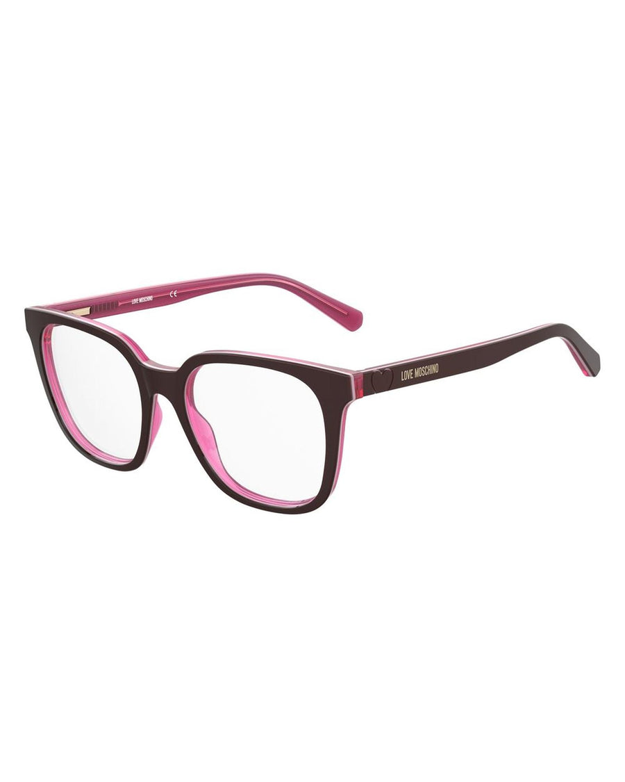 Love Moschino Women's Burgundy Acetate Frames - One Size