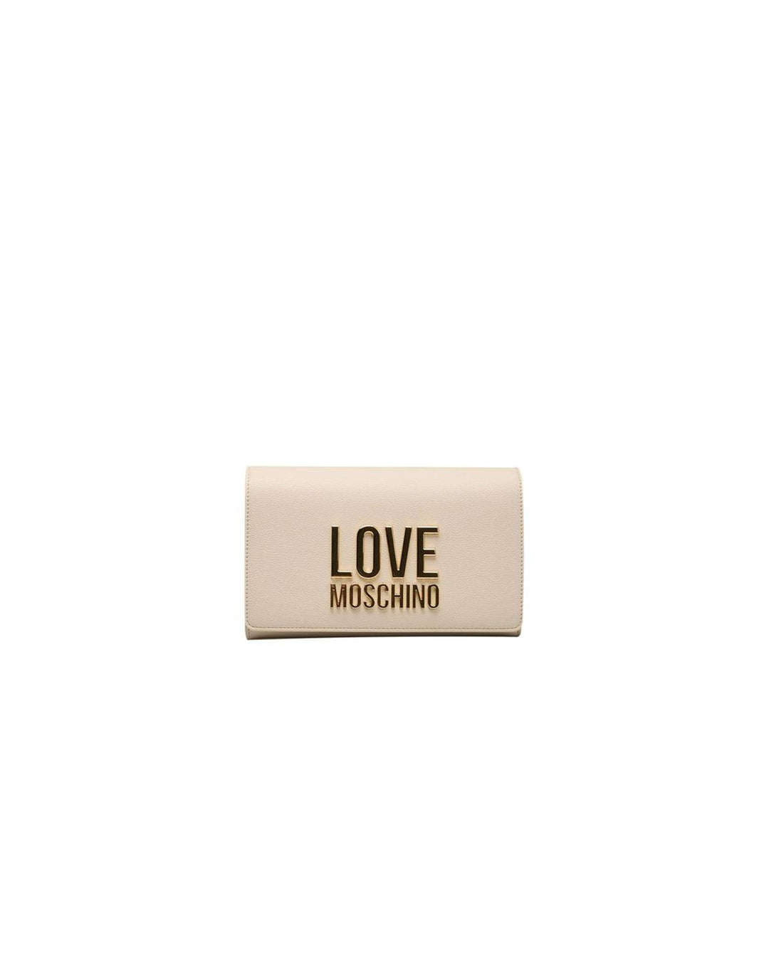 Love Moschino Women's Beige Polyethylene Crossbody Bag - One Size