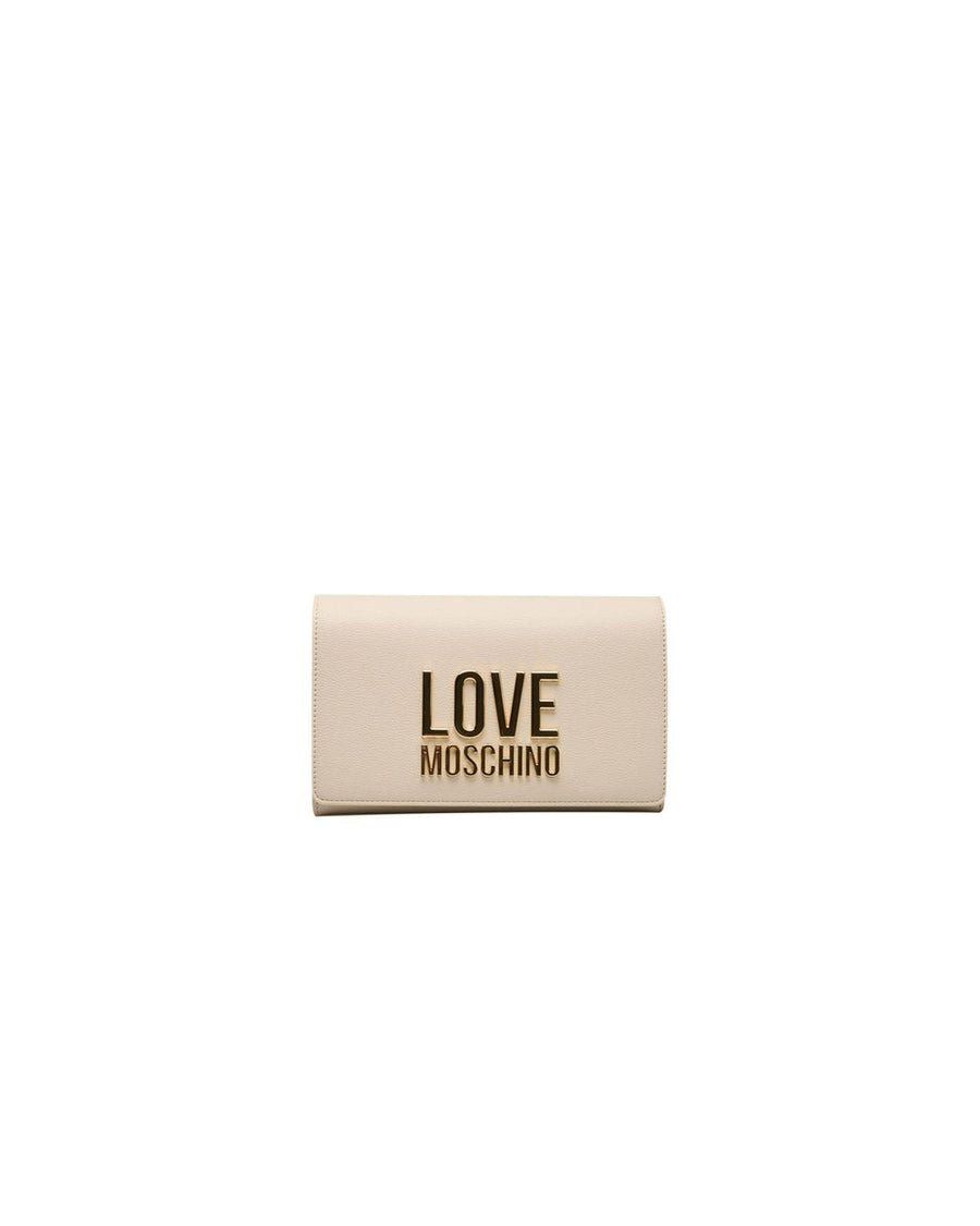 Love Moschino Women's Beige Polyethylene Crossbody Bag - One Size
