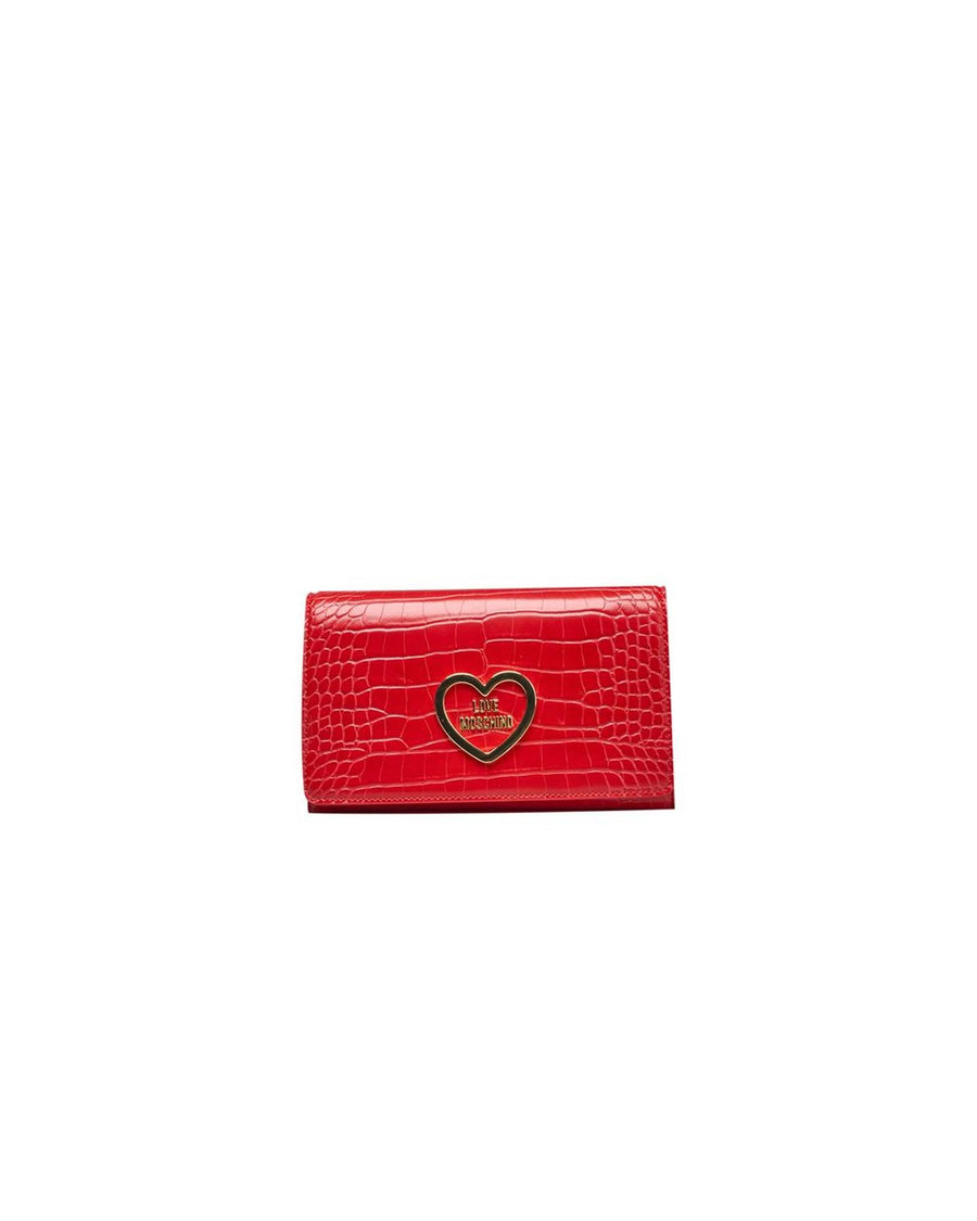 Love Moschino Women's Red Polyethylene Crossbody Bag - One Size