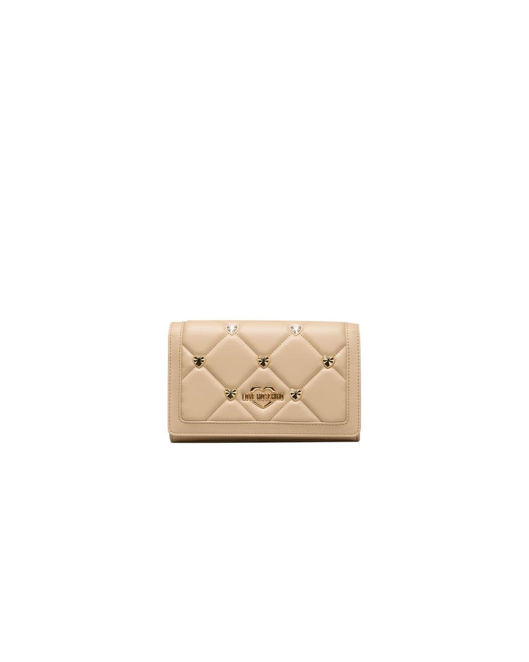 Love Moschino Women's Beige Polyethylene Crossbody Bag - One Size