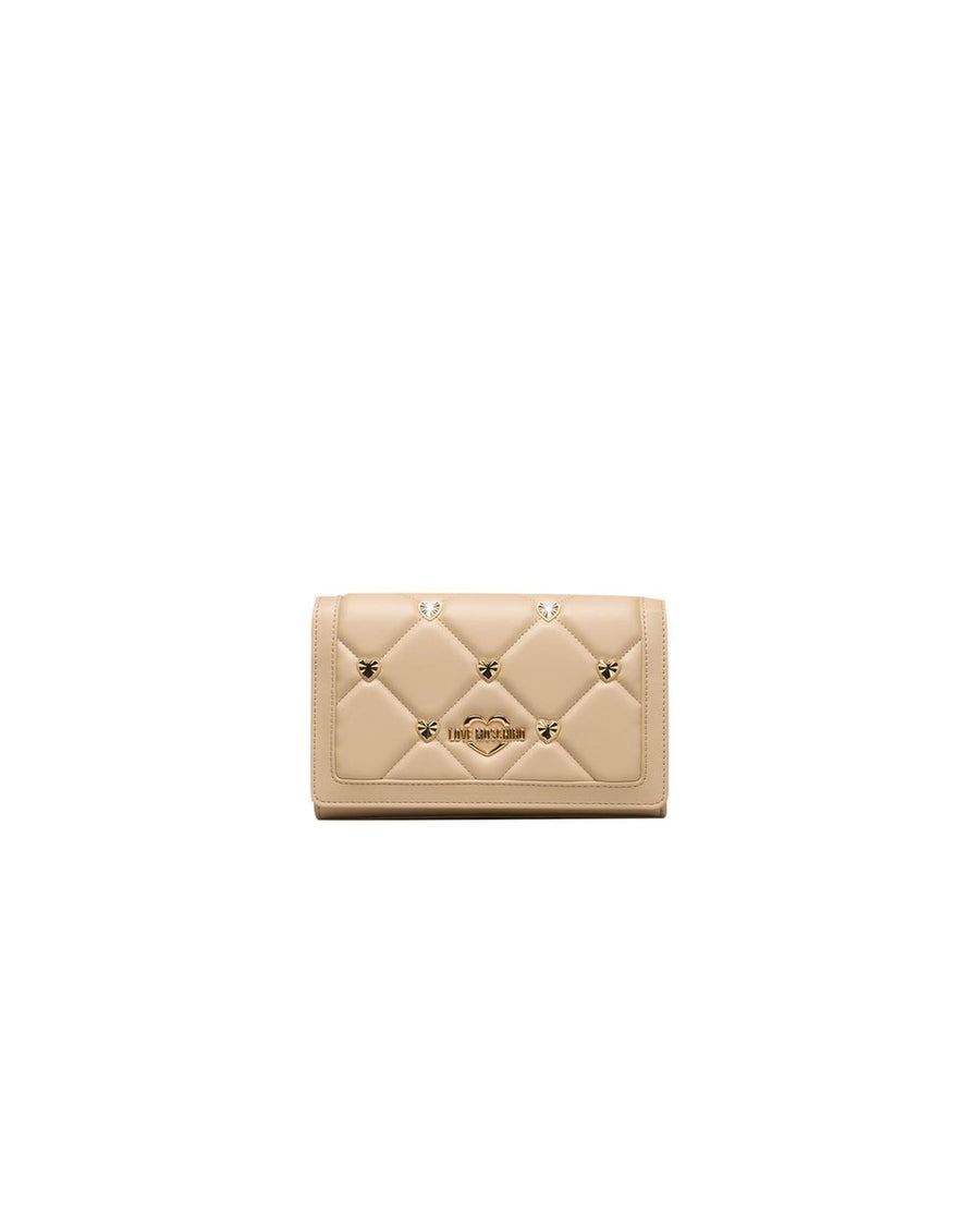 Love Moschino Women's Beige Polyethylene Crossbody Bag - One Size