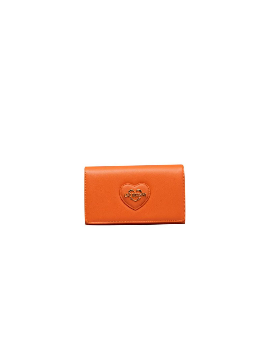 Love Moschino Women's Orange Polyethylene Crossbody Bag - One Size