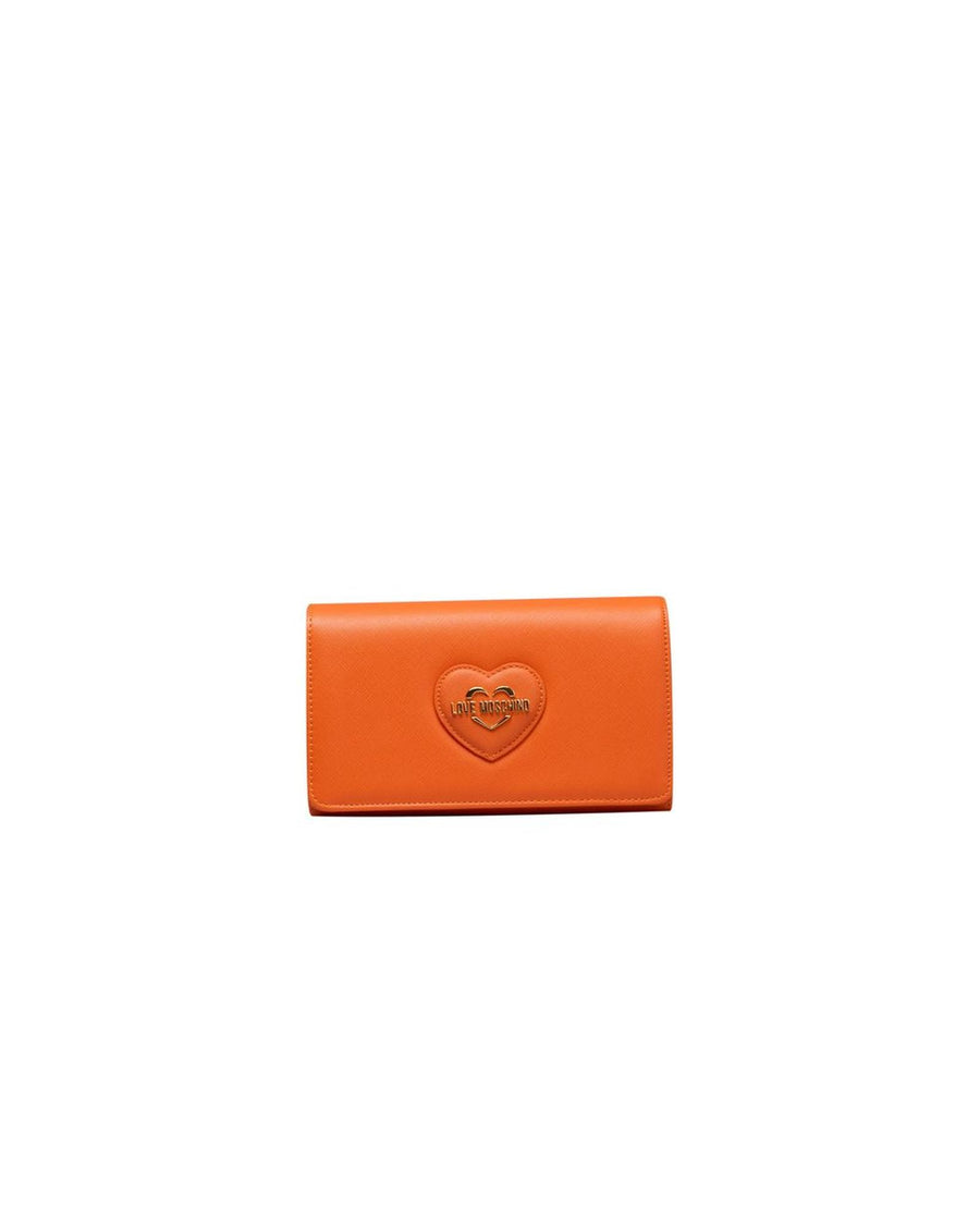 Love Moschino Women's Orange Polyethylene Crossbody Bag - One Size