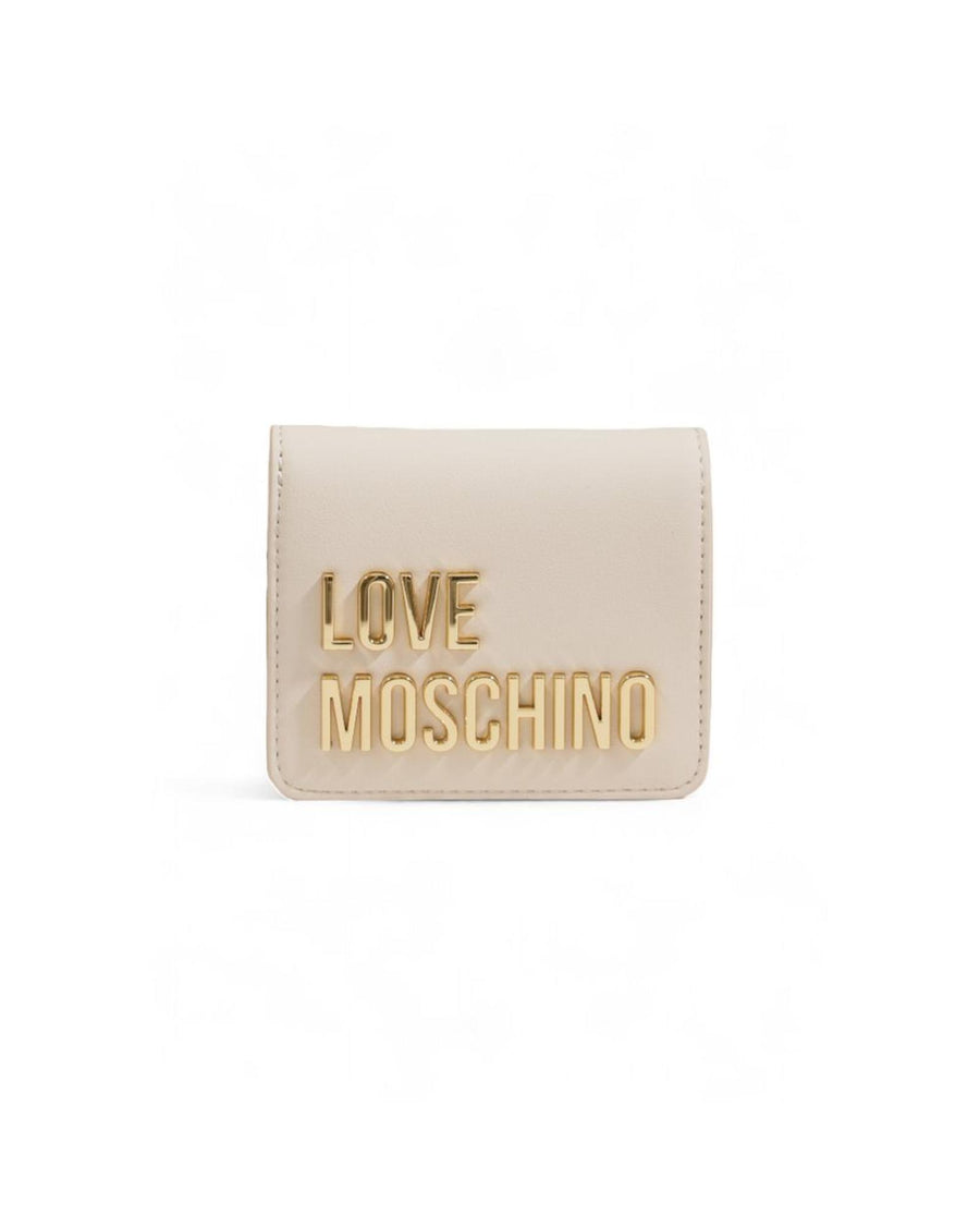 Love Moschino Women's Beige Polyethylene Wallet - One Size