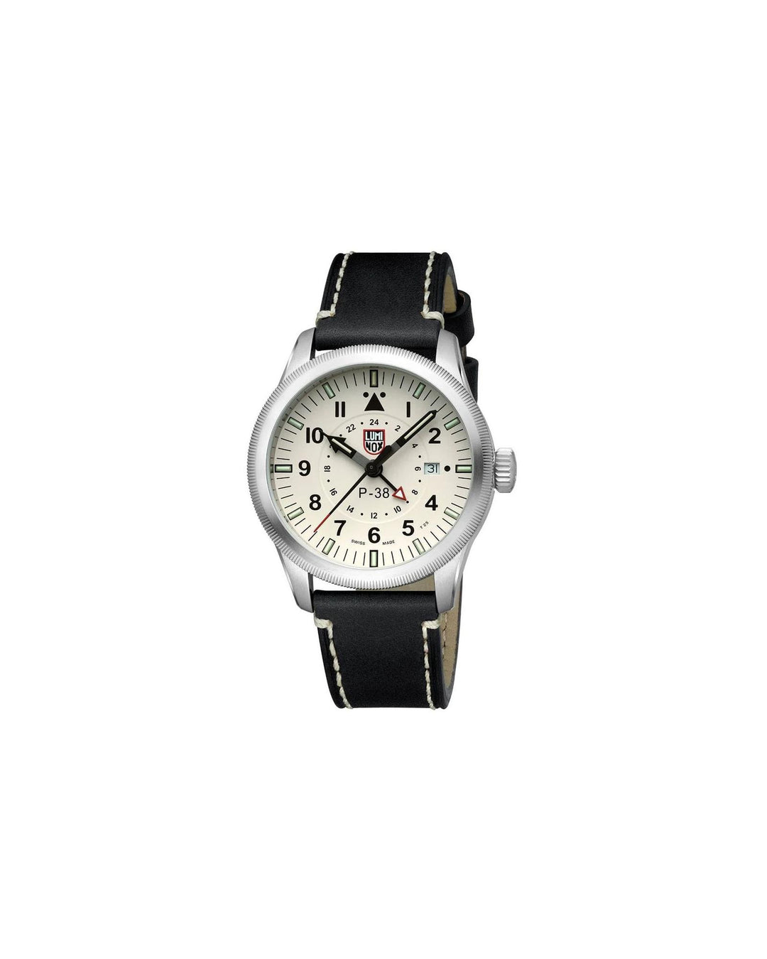 Luminox Men's Black Leather Watch - One Size