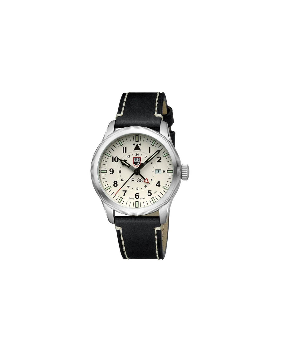 Luminox Men's Black Leather Watch - One Size