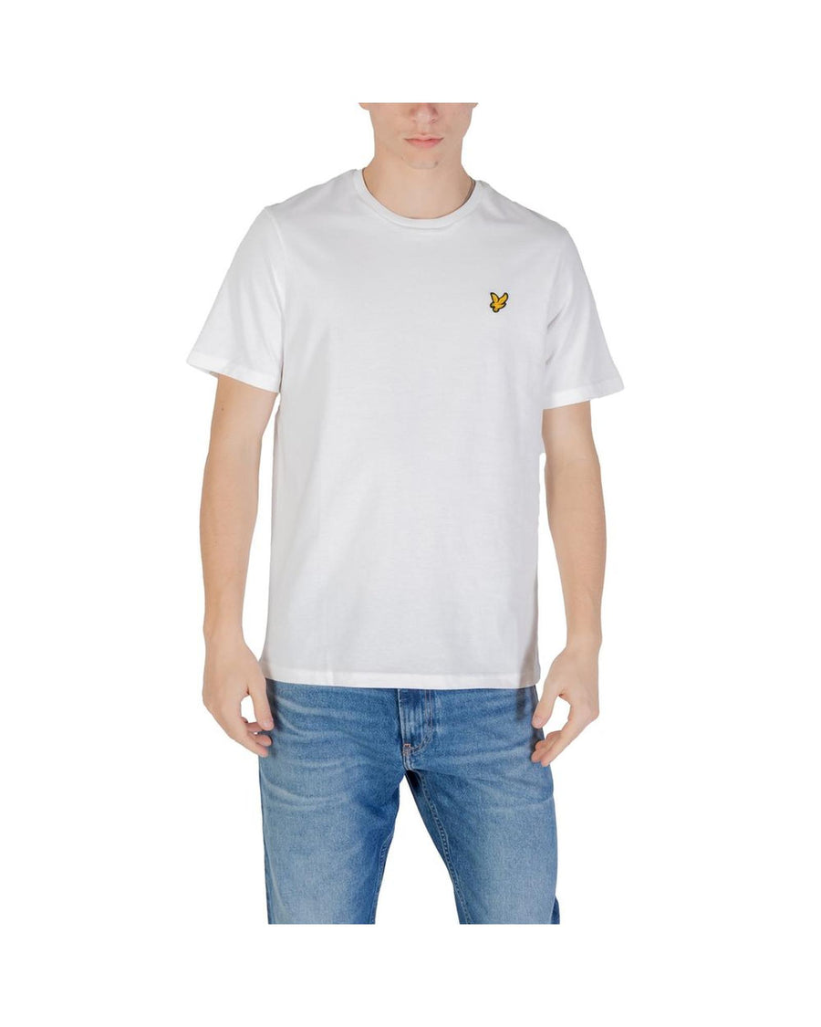 Lyle & Scott Men's White Cotton T-Shirt - 44 IT