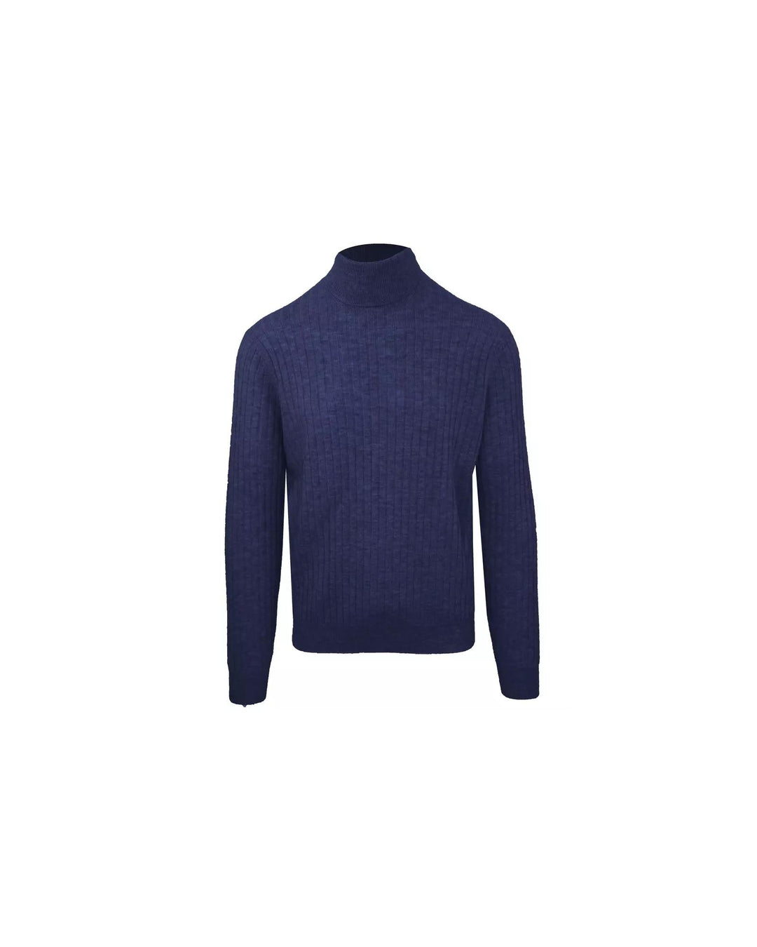 Malo Ribbed Wool and Cashmere Turtleneck XL Men