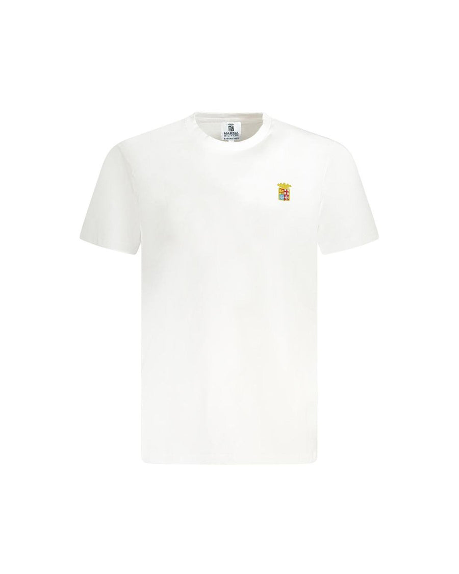 Marina Militare Men's White Cotton T-Shirt - 2XL