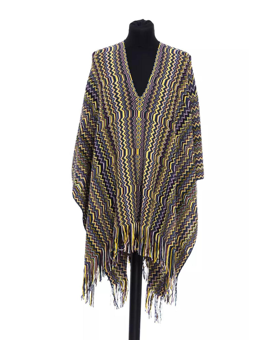 Missoni Women's Multicolor Wool  Poncho - One Size