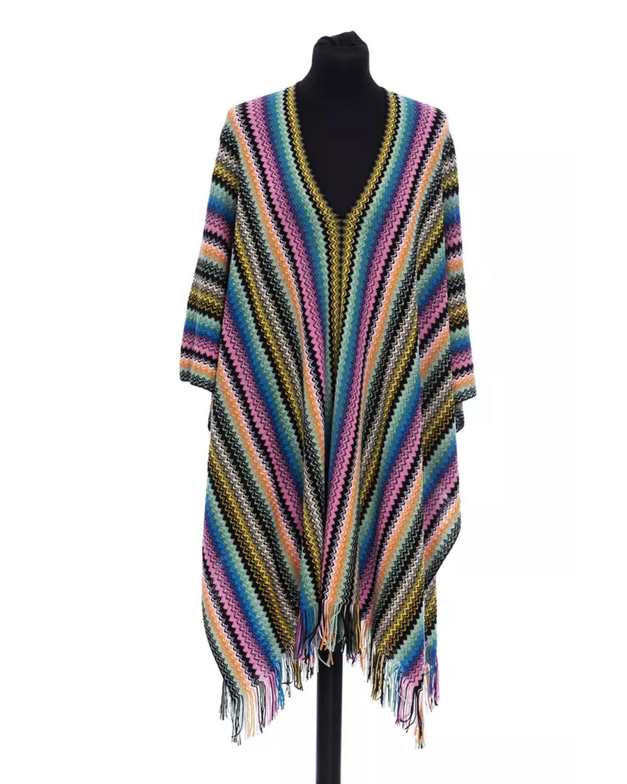 Missoni Women's Multicolor Wool  Poncho - One Size