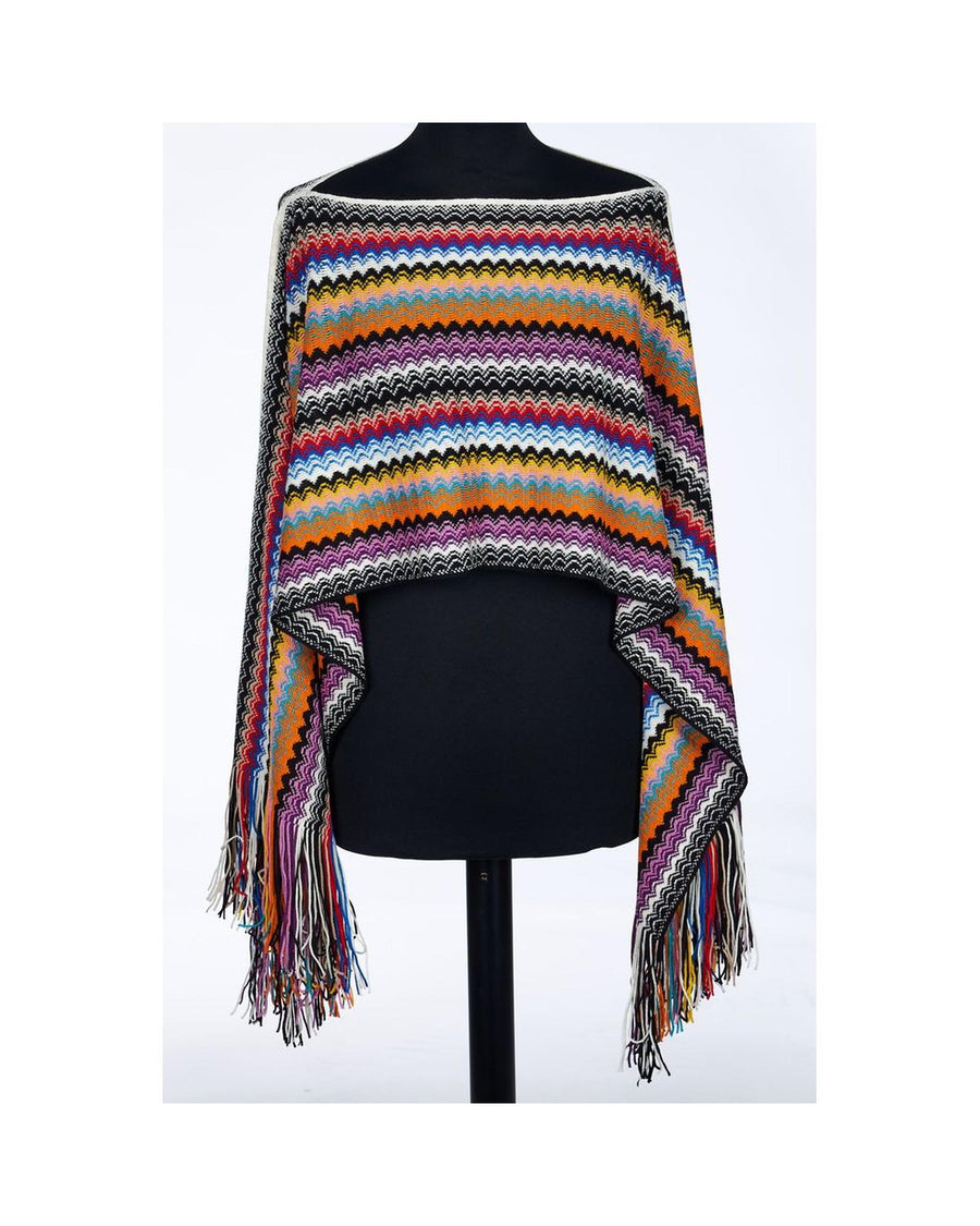 Missoni Women's Multicolor Wool Poncho - One Size