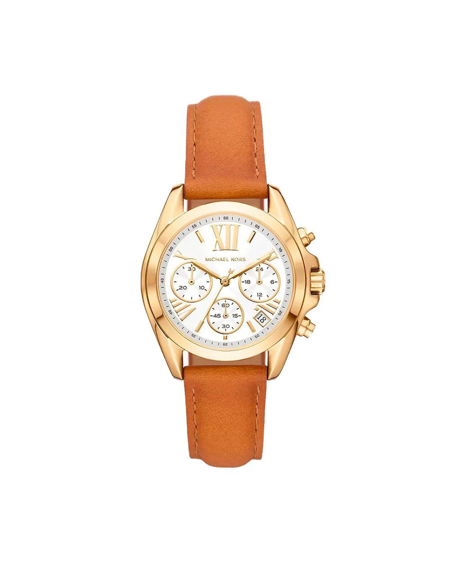 Michael Kors Women's Brown Leather Watch - One Size