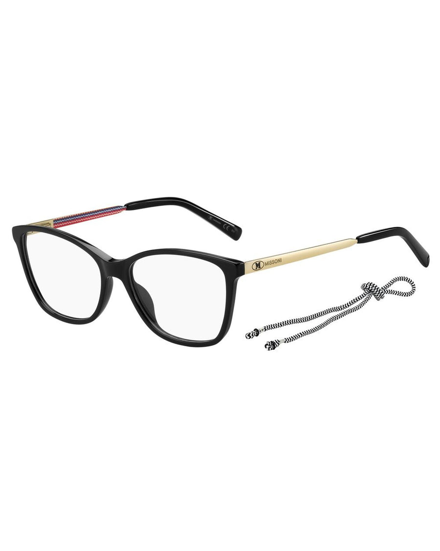 M Missoni Women's Black Acetate Frames - One Size