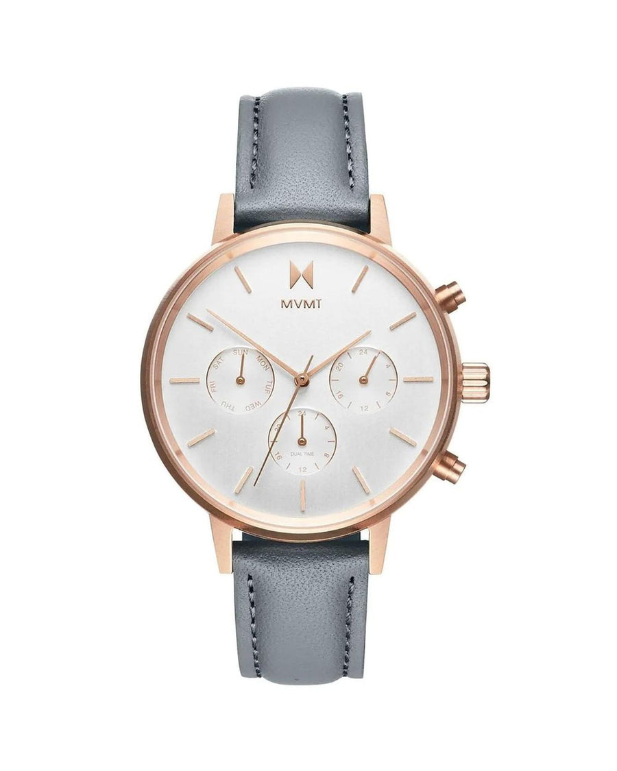MVMT Women's Gray Leather Watch - One Size