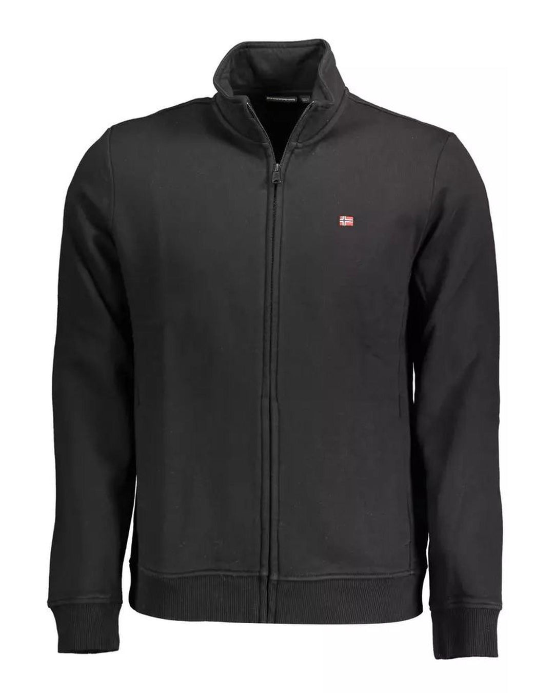 Napapijri Men's Black Cotton Sweater - 2XL