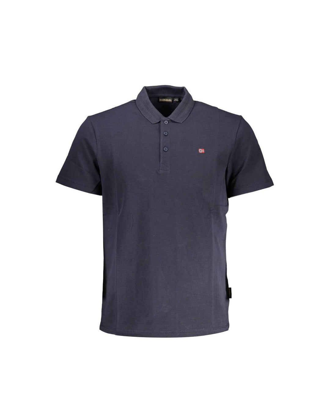 Napapijri Men's Blue Cotton Polo Shirt - L