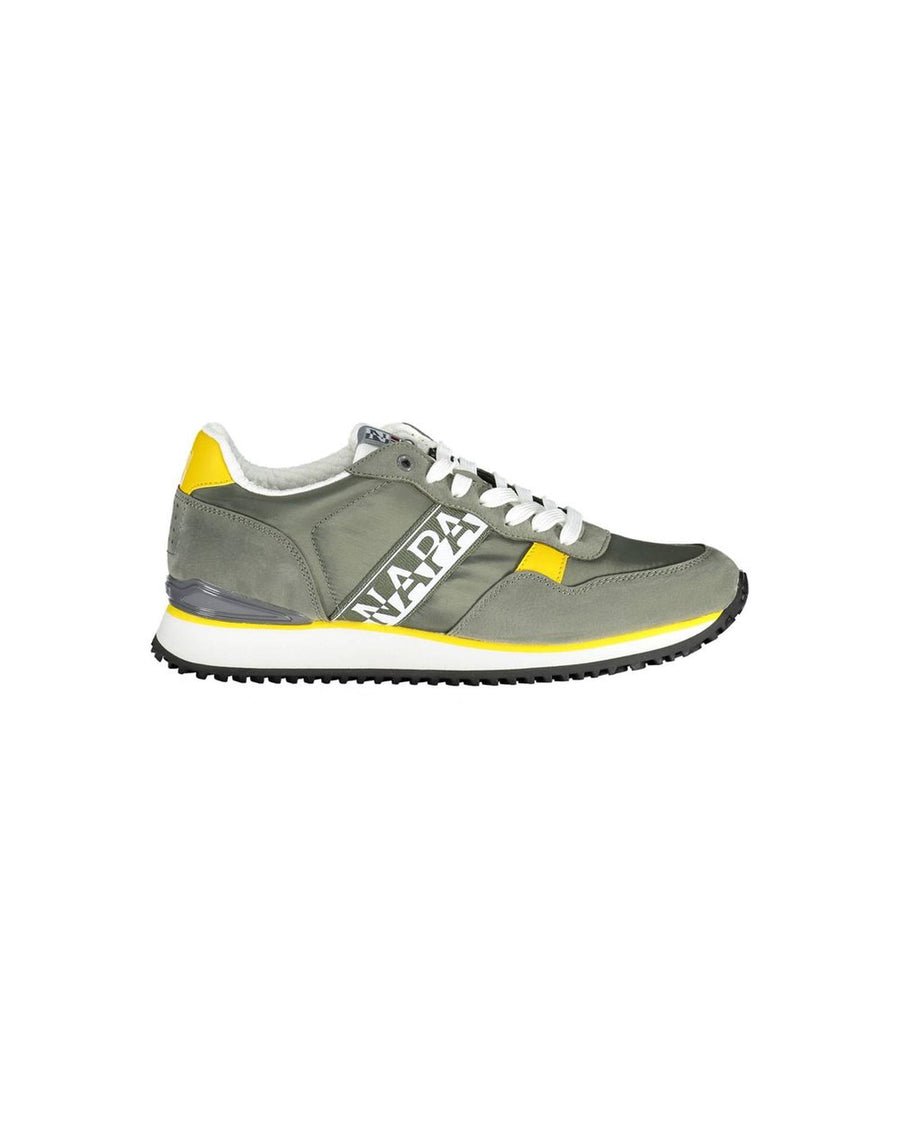 Napapijri Men's Green Polyester Sneaker - 44 EU