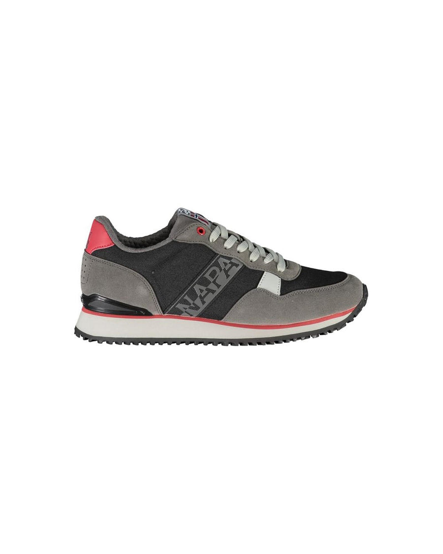 Napapijri Men's Black Polyester Sneaker - 41 EU