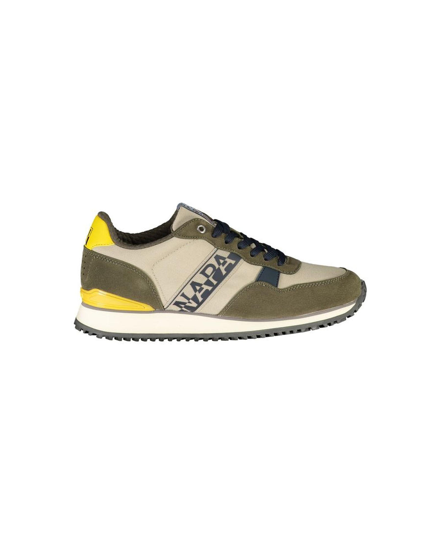 Napapijri Men's Beige Polyester Sneaker - 41 EU
