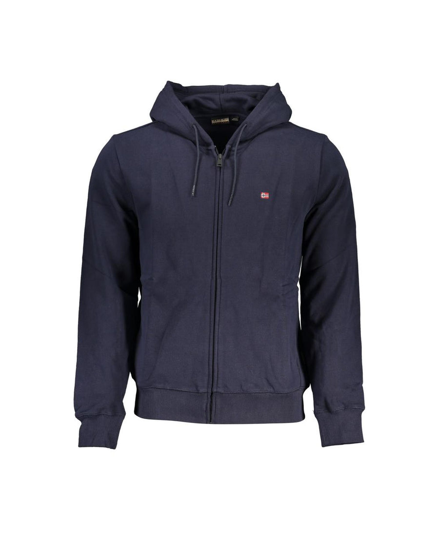 Napapijri Men's Blue Cotton Sweater - S