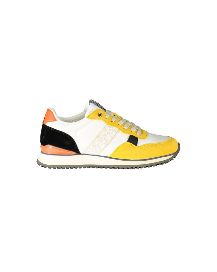 Napapijri Men's Yellow Polyester Sneaker - 43 EU