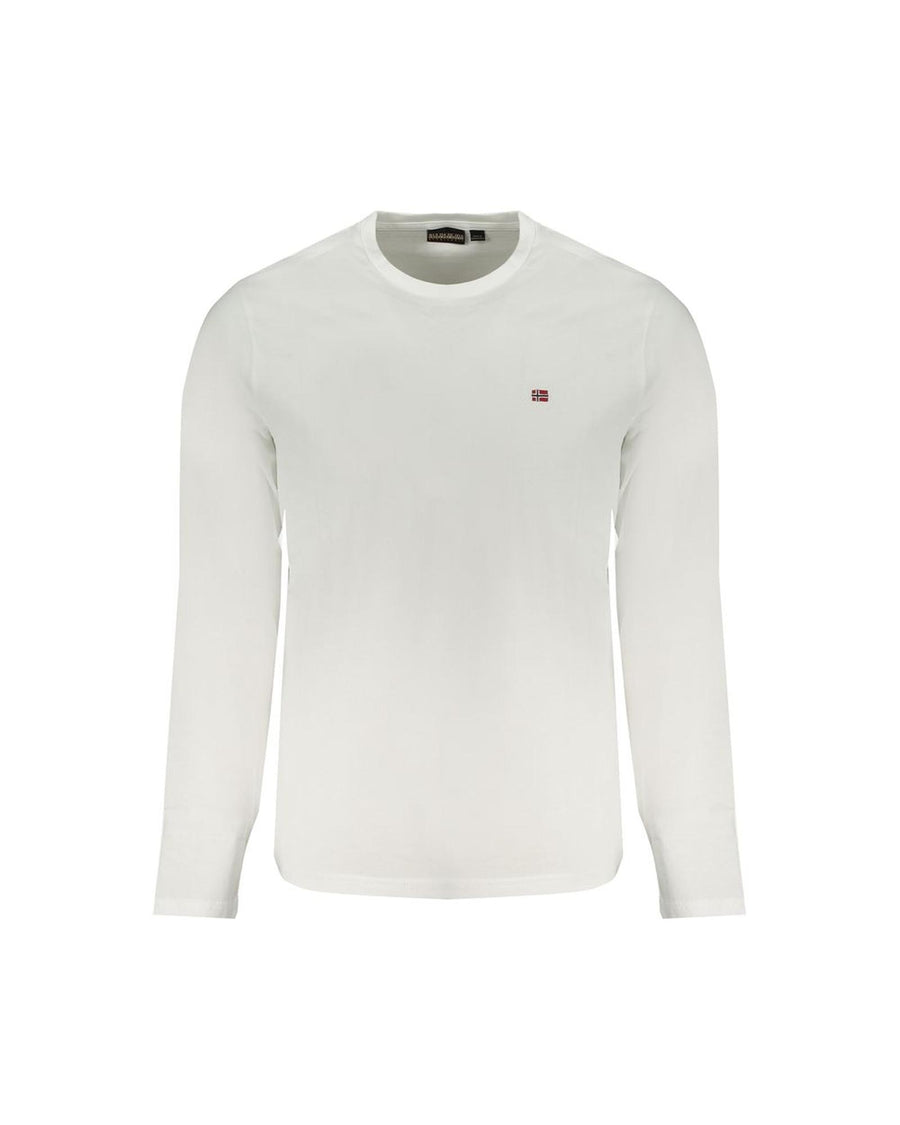 Napapijri Men's White Cotton T-Shirt - 2XL