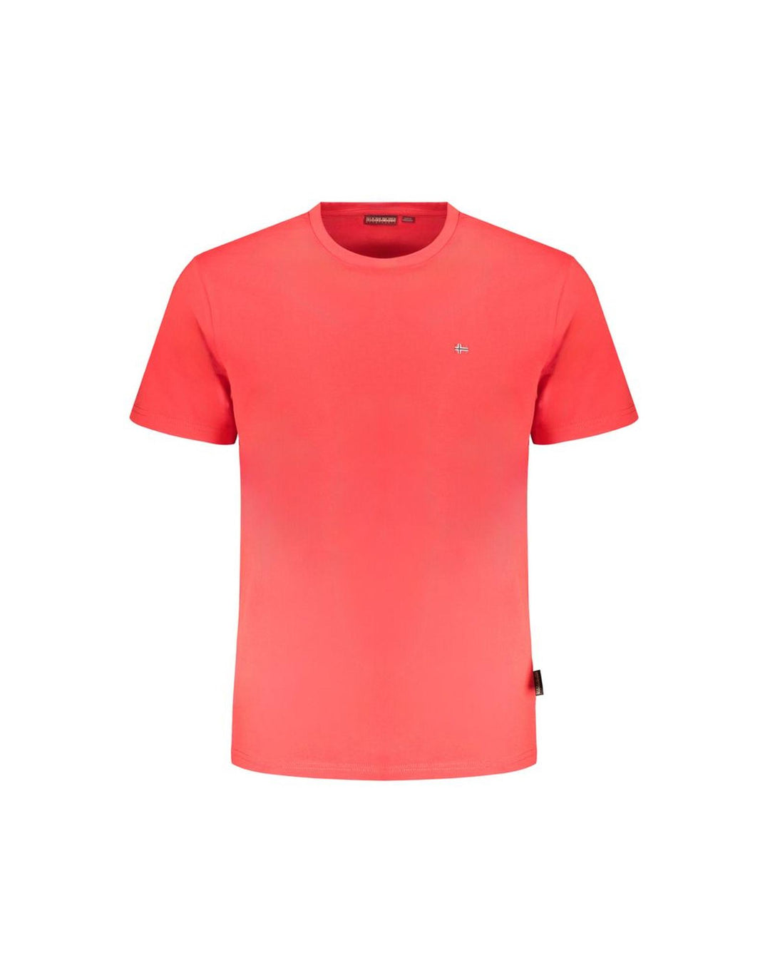 Napapijri Men's Red Cotton T-Shirt - 2XL