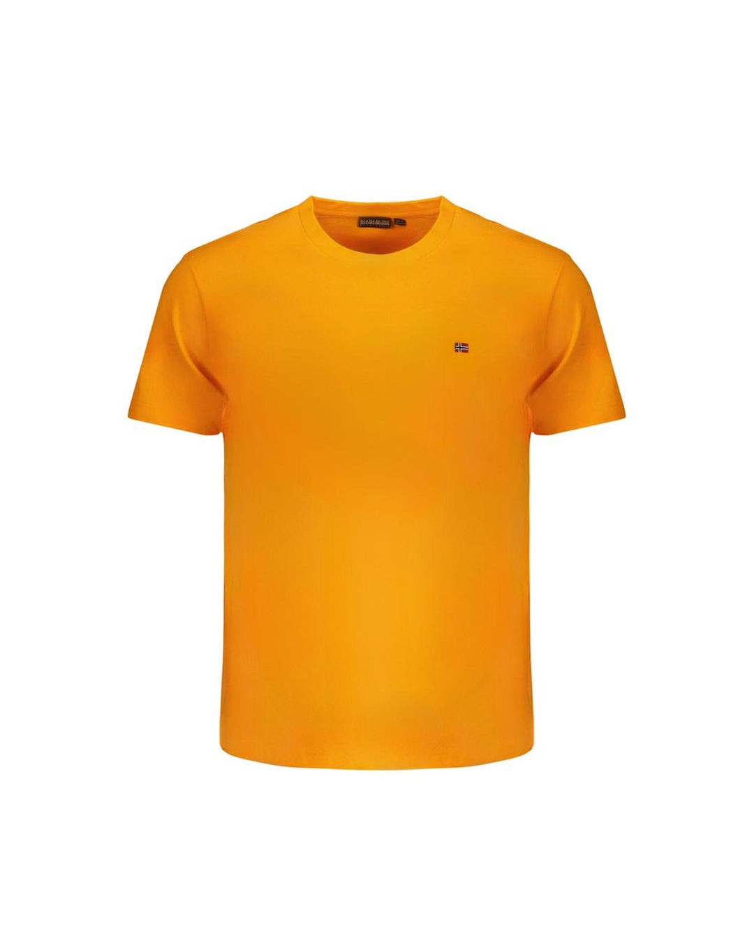 Napapijri Men's Orange Cotton T-Shirt - 2XL