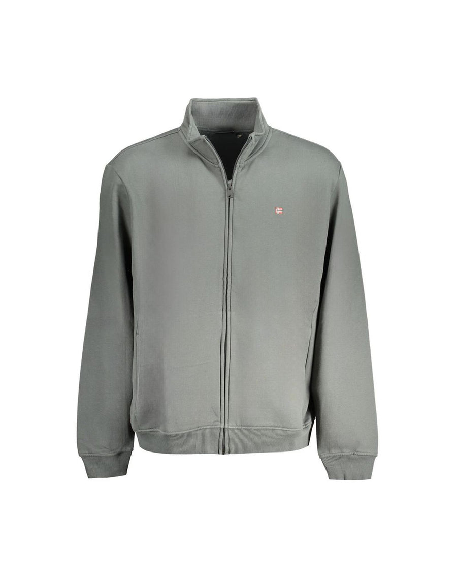 Napapijri Men's Green Cotton Sweater - M