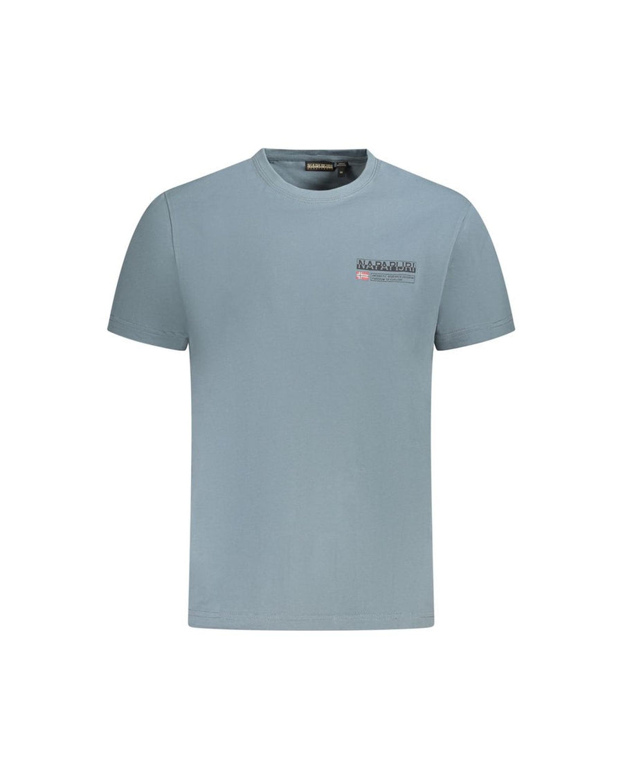Napapijri Men's Gray Cotton  T-Shirt - L
