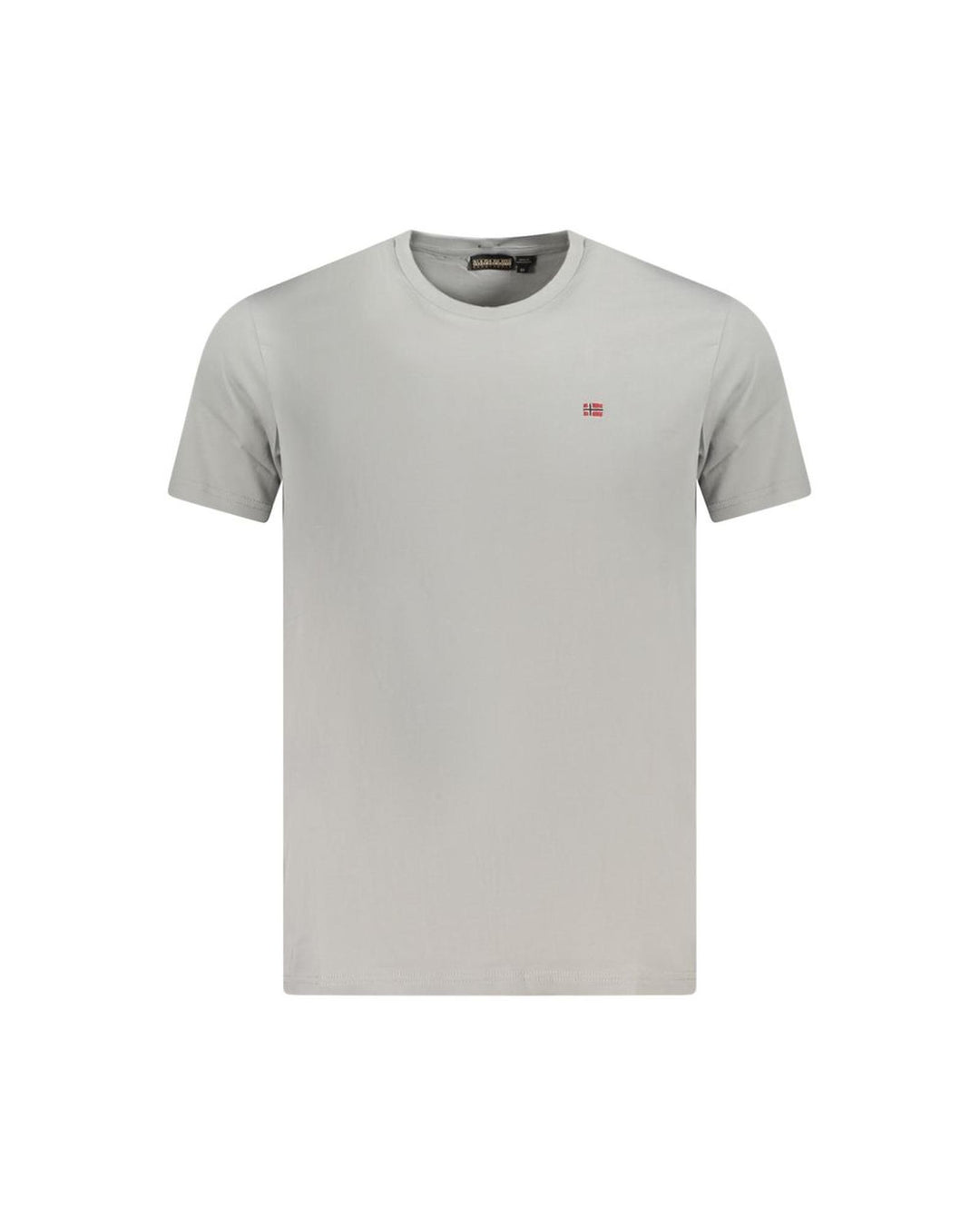 Napapijri Men's Gray Cotton  T-Shirt - M