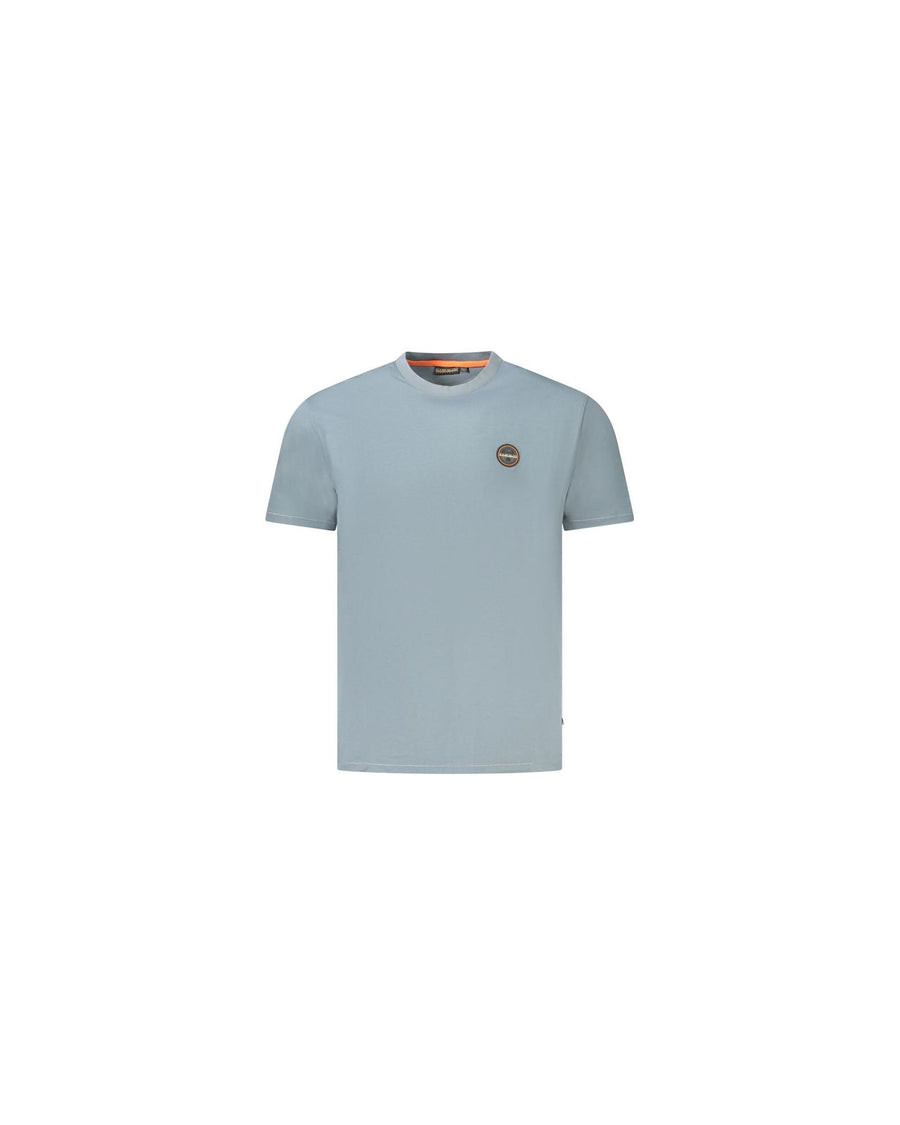 Napapijri Men's Gray Cotton  T-Shirt - M